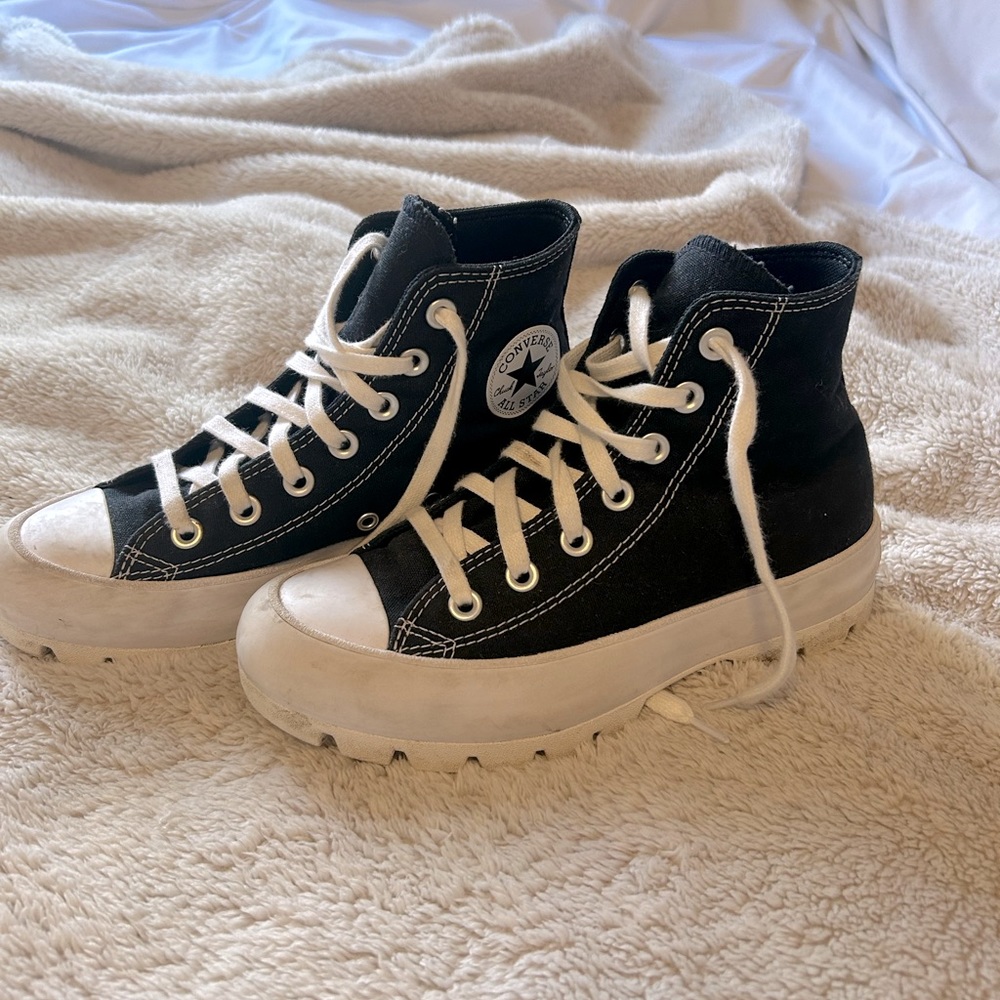 Platform Black Converse